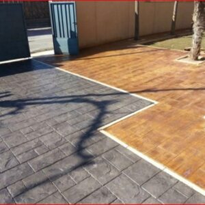 Hormigon impreso pavimento